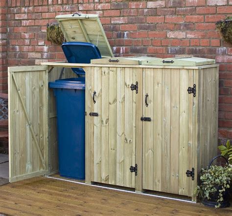 Outdoor Trash Bin Cabinet