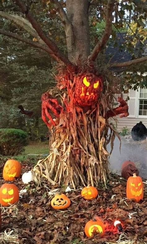 Outdoor Tree Halloween Decorations