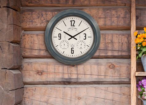 Outdoor Wall Clock With Second Hand