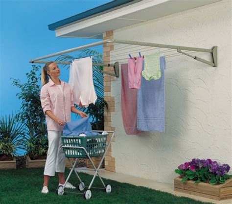 Outdoor Wall Drying Rack