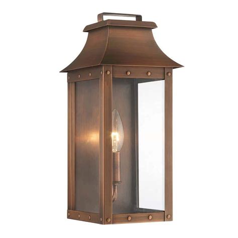Outdoor Wall Lantern Copper
