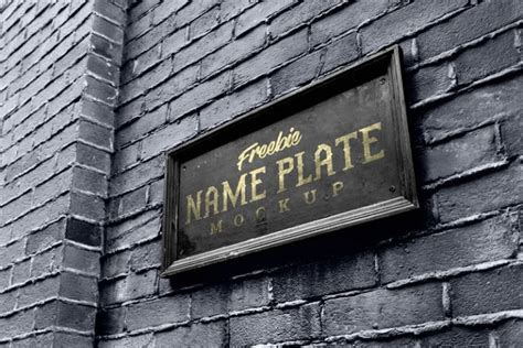 Outdoor Wall Name Plates