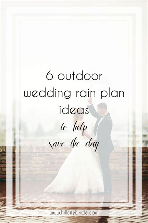 29+ Outdoor Wedding Rain