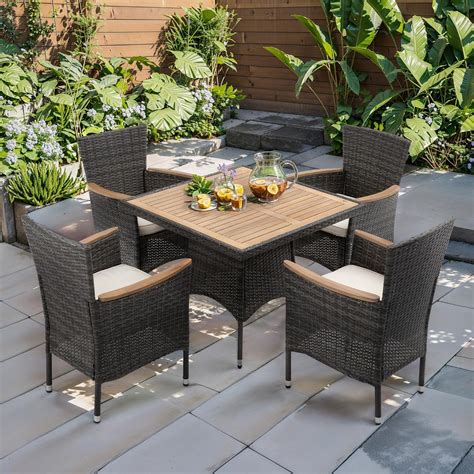 Outdoor Wicker Dining Sets For 4