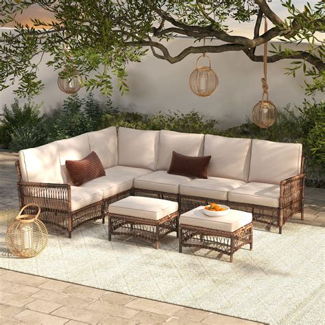 Outdoor Wicker Sectional Canada