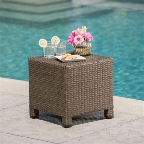 Outdoor Wicker Side Table Walmart