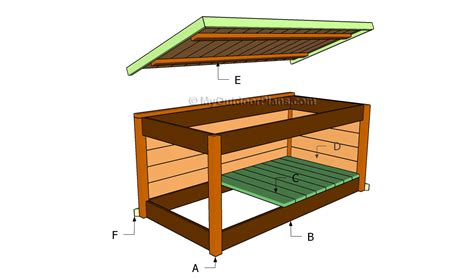 Outdoor Wood Deck Box Plans