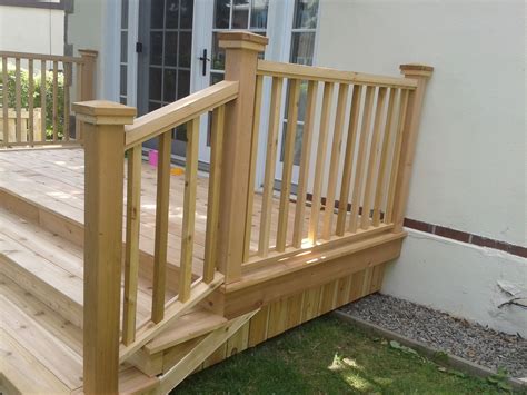 outdoor wooden handrails uk