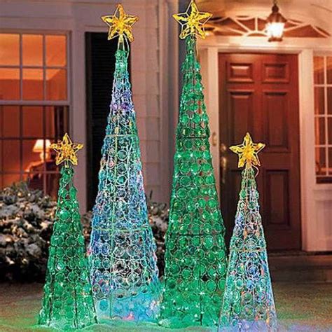 Outdoor Yard Christmas Tree Decorations