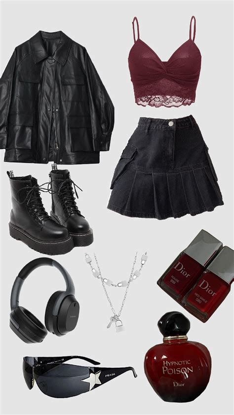 Outfit Aesthetic Red