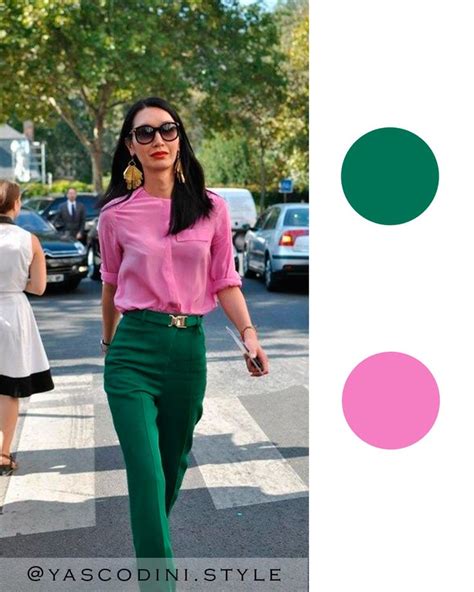 Outfit Rosa Con Verde