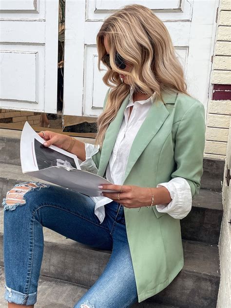 Outfit Saco Verde Menta