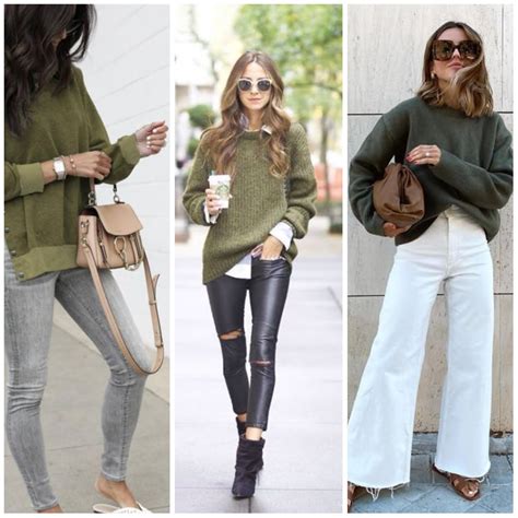 Outfit Verde Y Gris