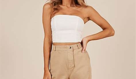 Outfits With Beige Cargo Pants J BRAND styled Made In A Stretchedcotton