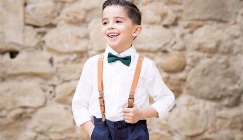 Leather Suspenders, Ring Bearer Outfit, Boys Suspenders