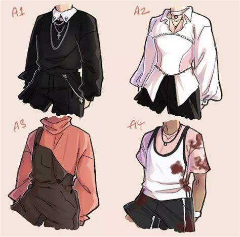 Outfits Drawing Reference