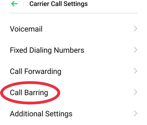 outgoing call barring meaning