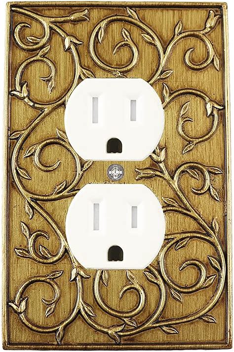 Outlet Covers Gold