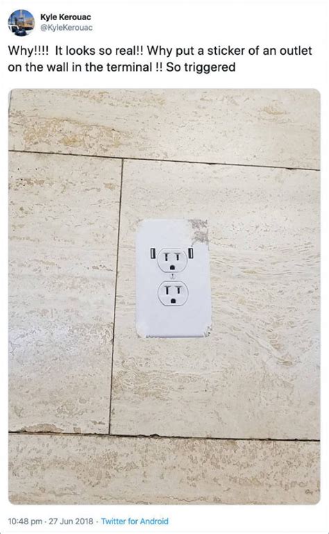 Outlets Fake Prank Print