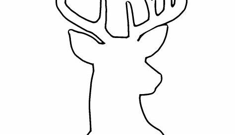 Deer Head Outline Drawing at GetDrawings | Free download