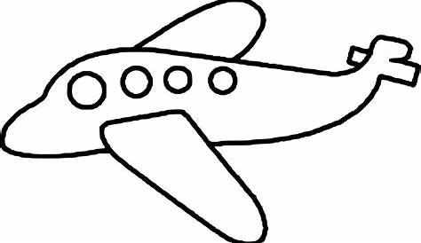 Airplane Outline Clip Art at Clker.com - vector clip art online