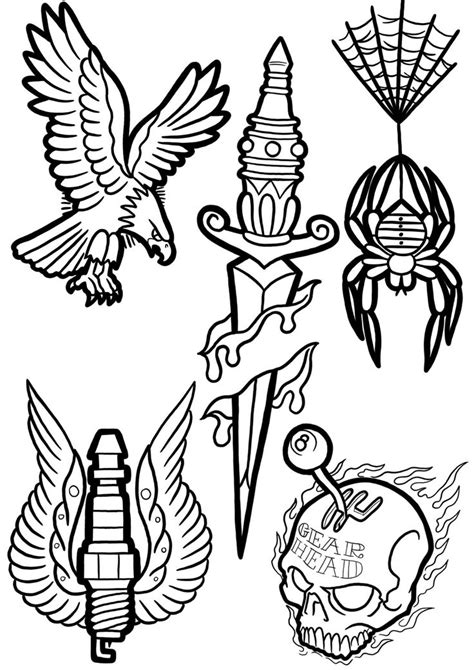 traditional tattoo flash outlines As Well Blogsphere Photography