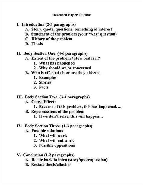 outline example for research paper assignment help