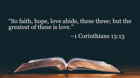 outline of 1 corinthians 13