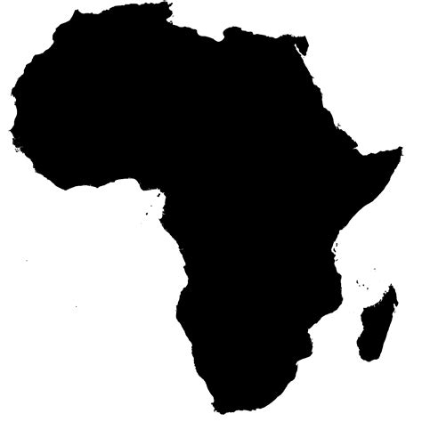 outline of africa png