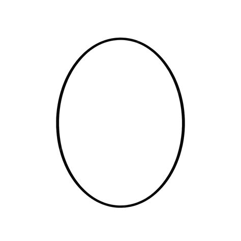 Outline Of An Oval Shape