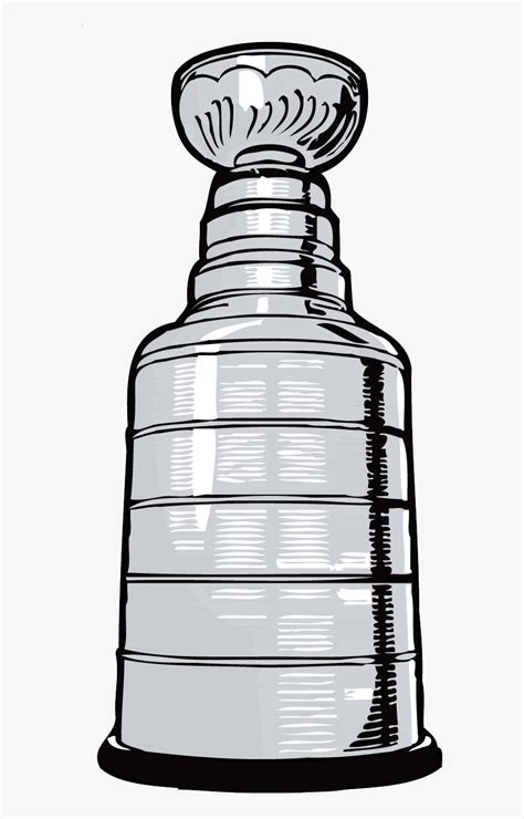 outline of stanley cup