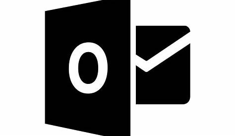 App Microsoft Outlook Icon - Black Icons - SoftIcons.com
