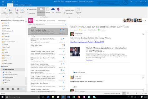 outlook 2016 office 365