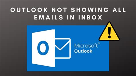 outlook archive not showing all emails