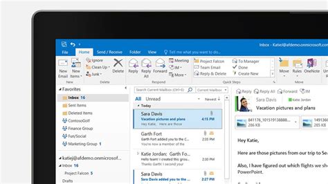 outlook office 365 mail inbox