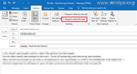How to Request a Read Receipt in Outlook: A Step-by-Step Guide