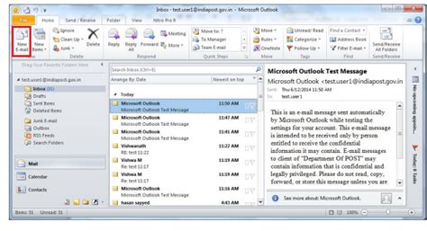 outlook webmail india post