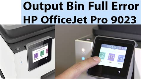 Output Bin On Printer