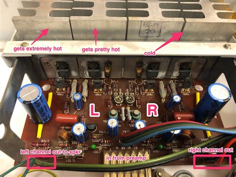 Output Transistors Getting Hot