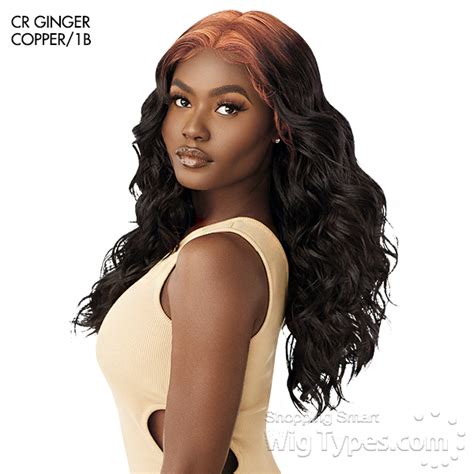 Outre Synthetic Color Bomb I Part Swiss Lace Front Wig CELESTE