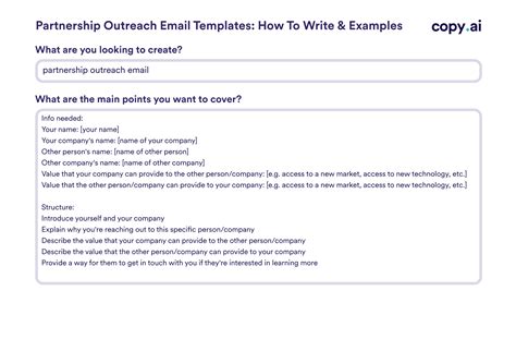 Outreach Email