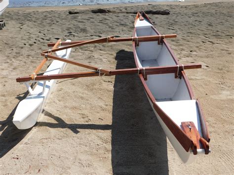 Outriggers on kayaks and canoes. Fishing