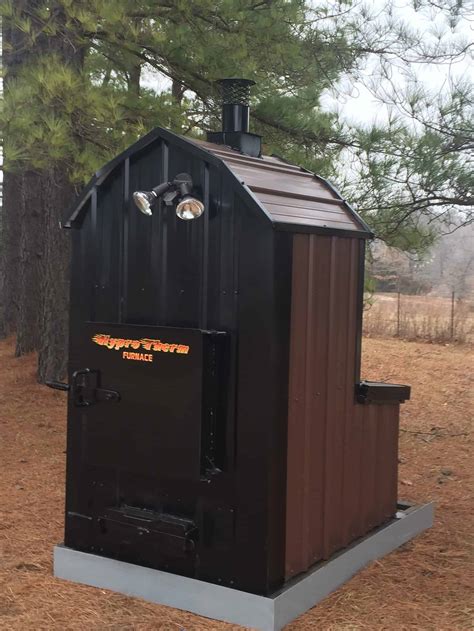 outside forced air wood furnace reviews