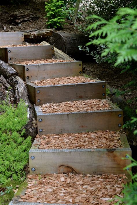 Outside Steps On A Slope