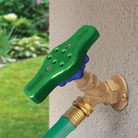home.furnitureanddecorny.com:outside water faucet handle keeps turning