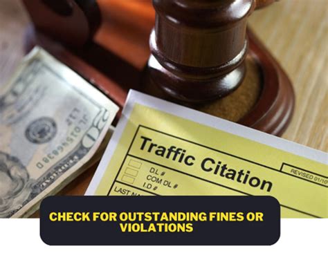 Outstanding Fines