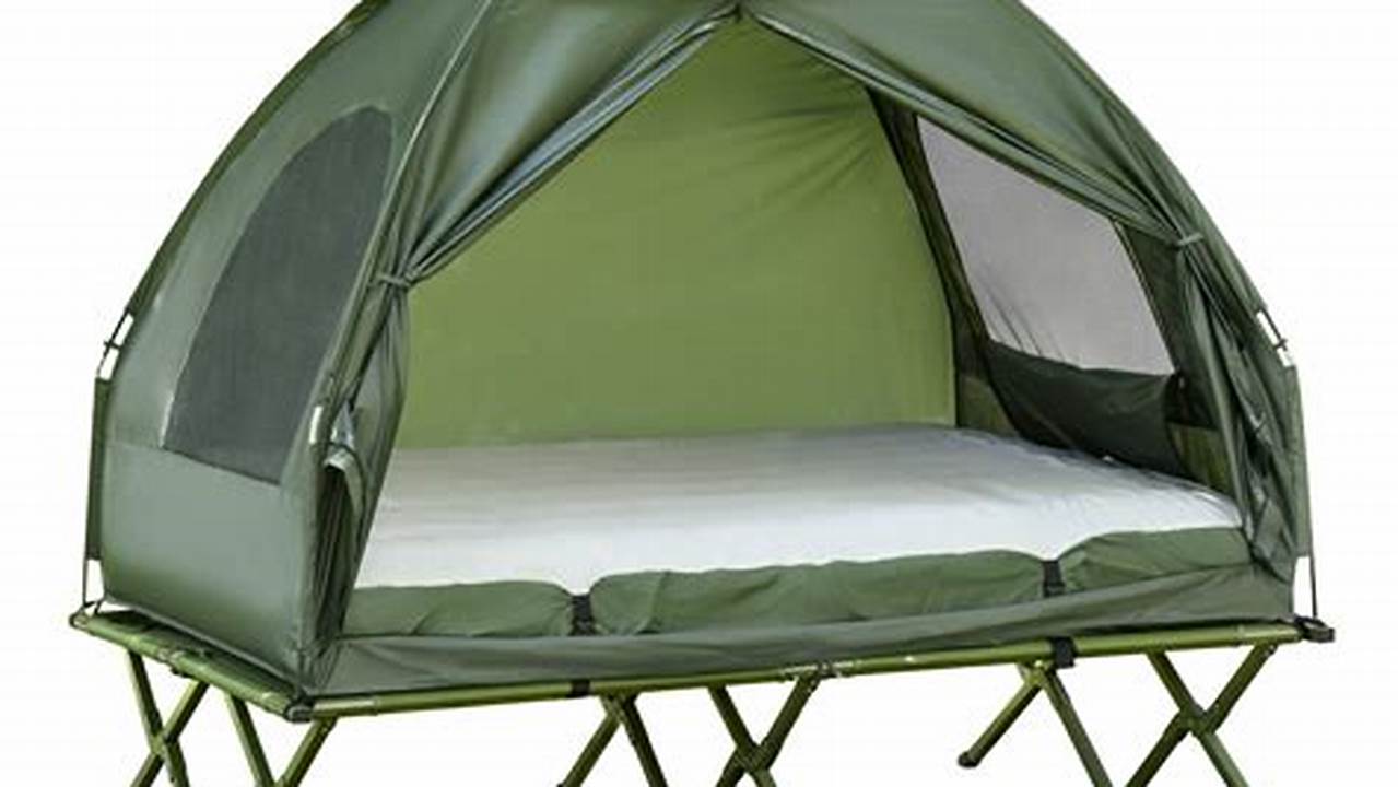 Outsunny 2 Person Foldable Camping Cot: Your Essential Outdoor Companion