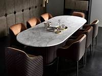 Lippa 54" Oval Artificial Marble Dining Table White eBay