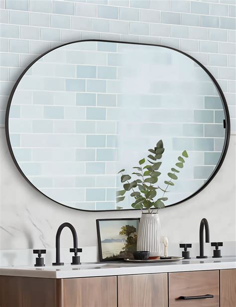 Oval Bathroom Mirror Large
