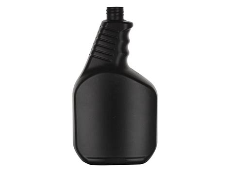Oval Black Bottle